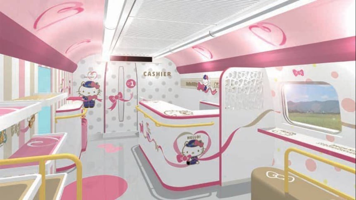 This Hello Kitty bullet train is unlike anything else in Japan