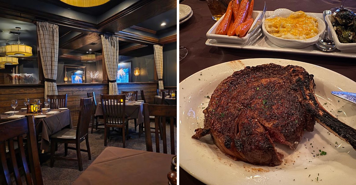 This rustic Oklahoma steakhouse serves hand-cut ribeyes with bold, fire ...