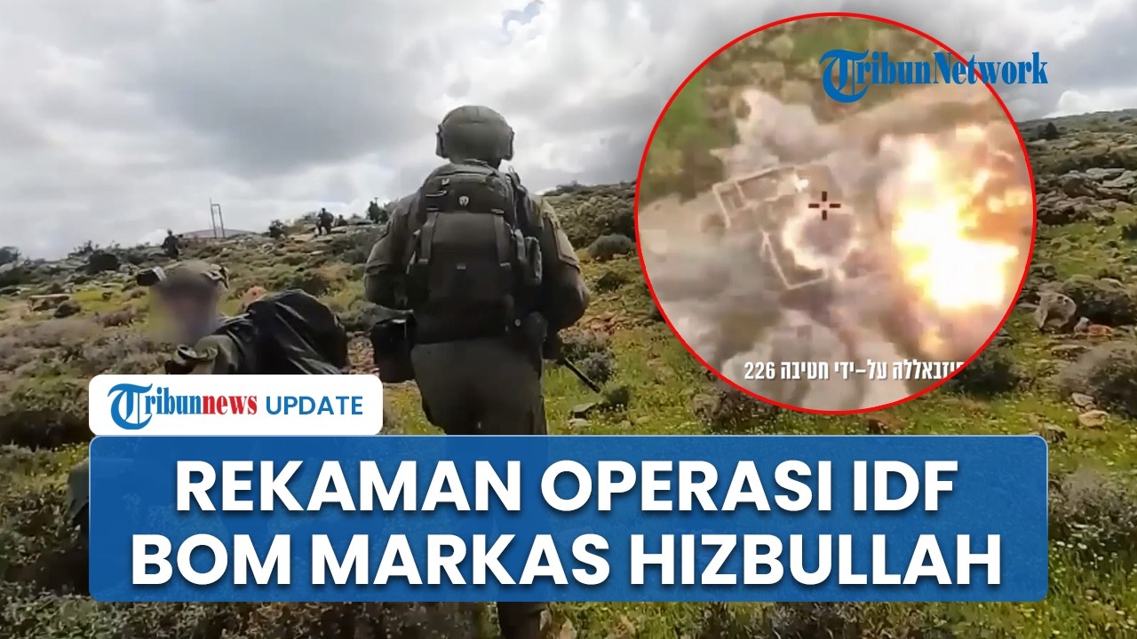 IDF rilis video operasi darat di Lebanon Selatan, klaim ribuan target ...