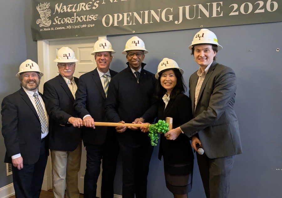 Ground broken on state-funded projects in Canton, Potsdam