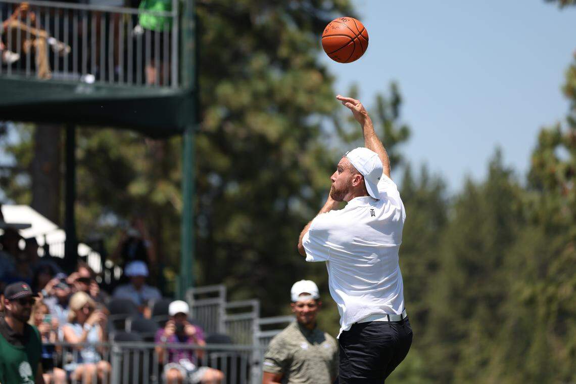 Travis Kelce almost played basketball at West Virginia. How his dad ...