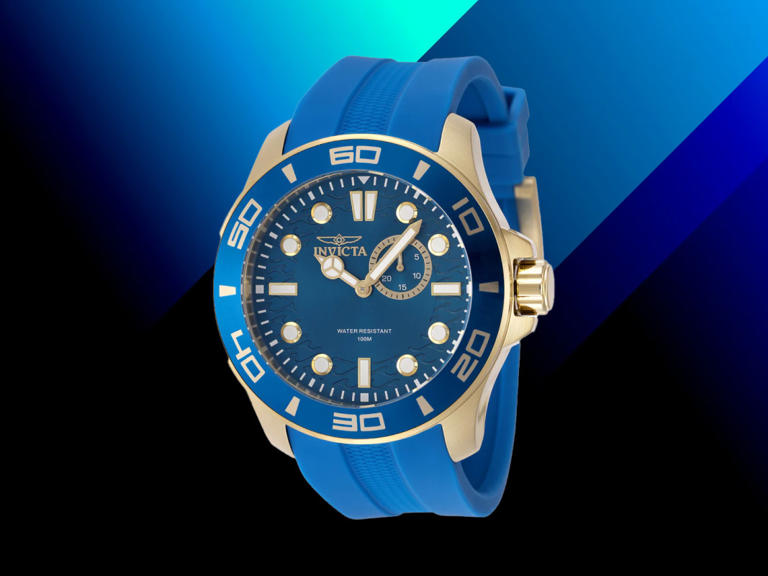 Invicta’s sporty blue dive watch is 89% off