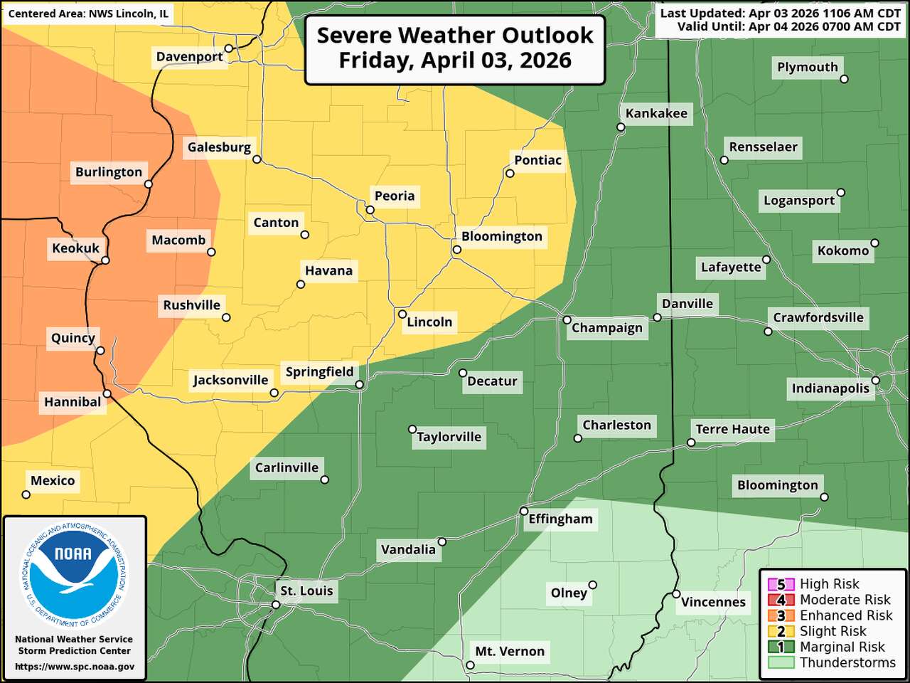 One more afternoon of strong to severe storms are likely this afternoon ...