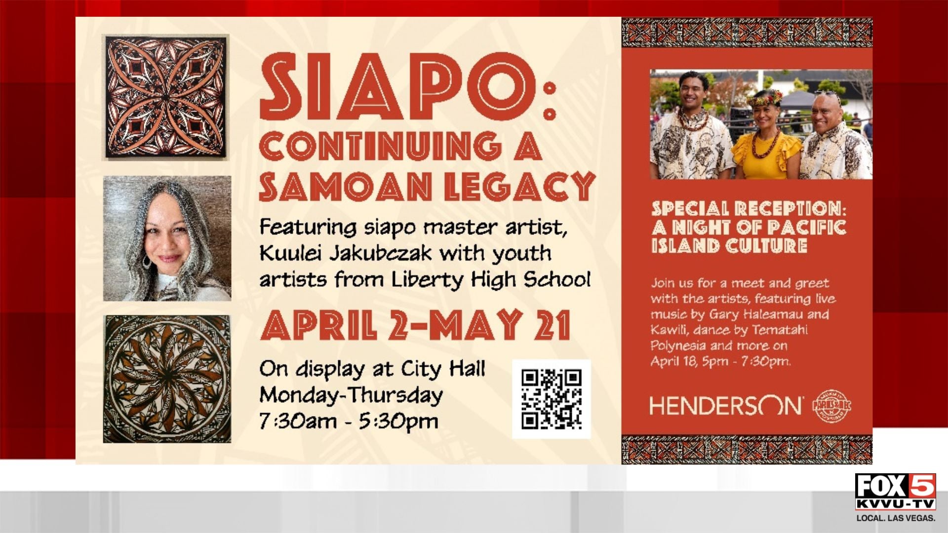 Henderson exhibit showcases traditional Samoan art