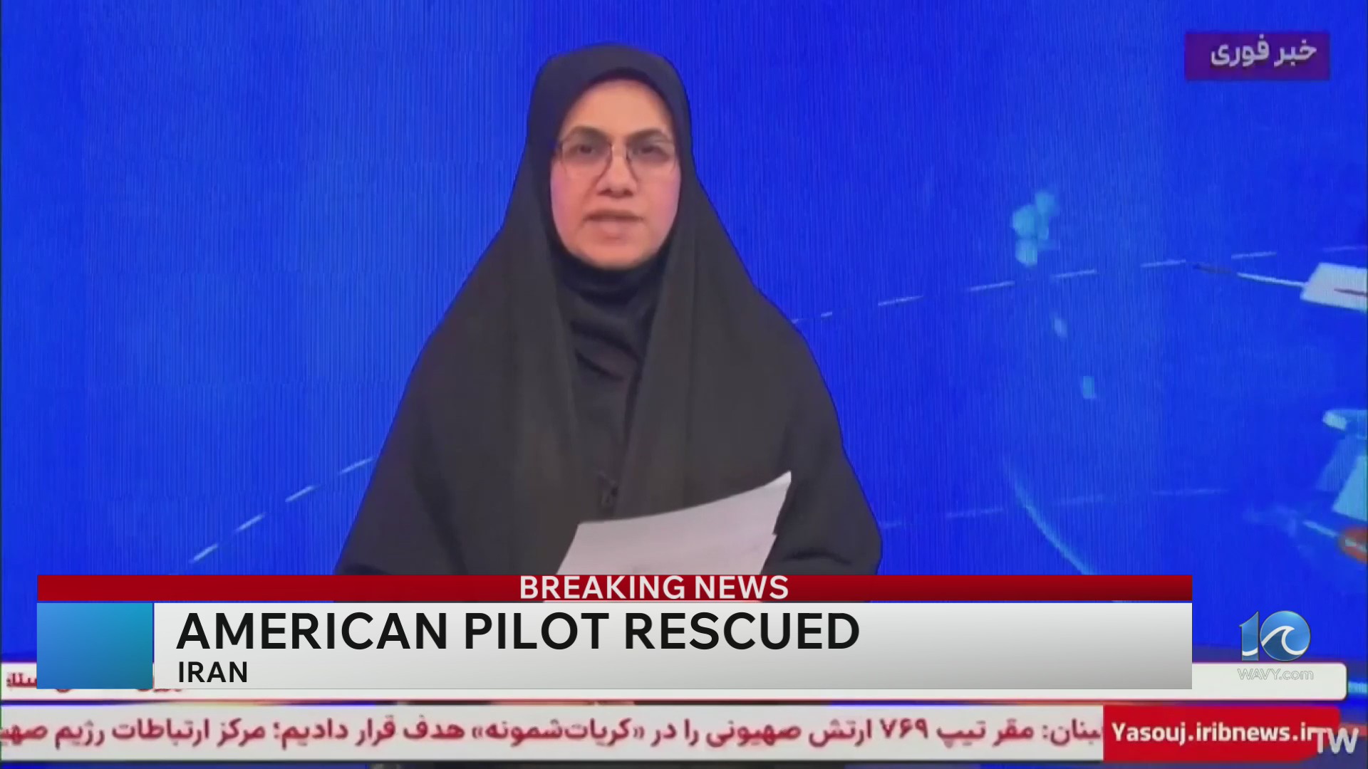 One crew member rescued after US fighter jet goes down in Iran ...