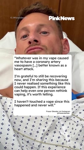 Below Deck's Fraser Olender hospitalized: Vaping caused heart attack and  lung injury