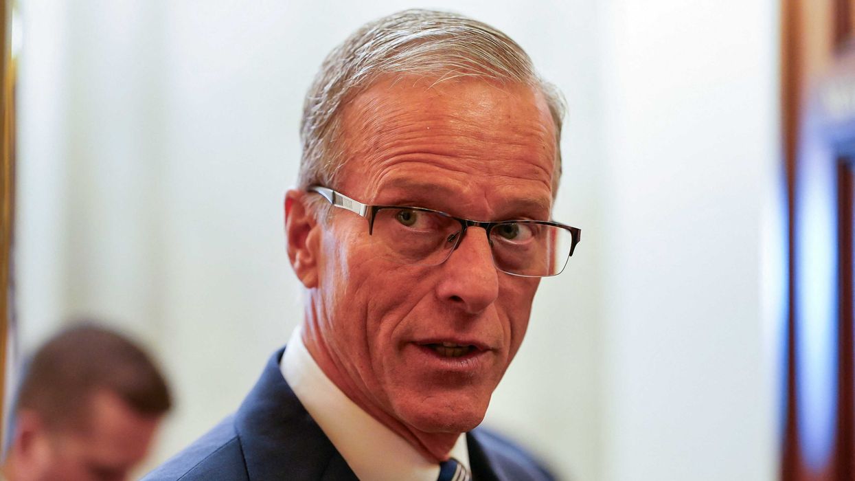 GOP fractures deepen: Thune blindsides Johnson in DHS shutdown fight