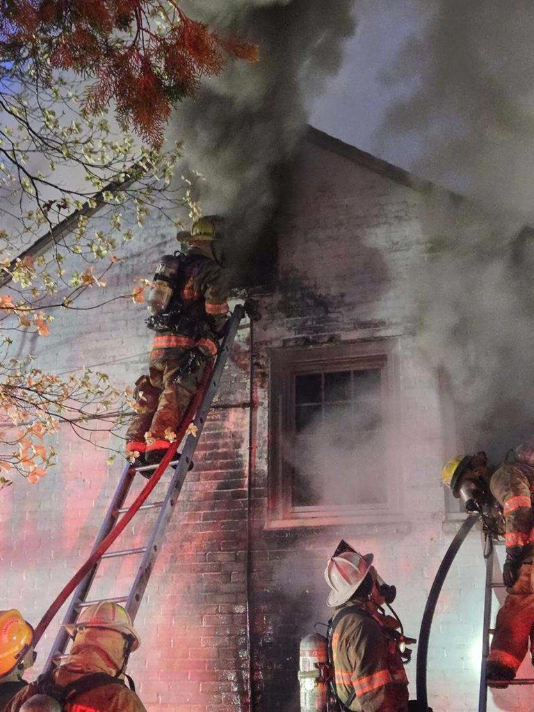Unconscious person pulled from burning Maryland home dies after early ...