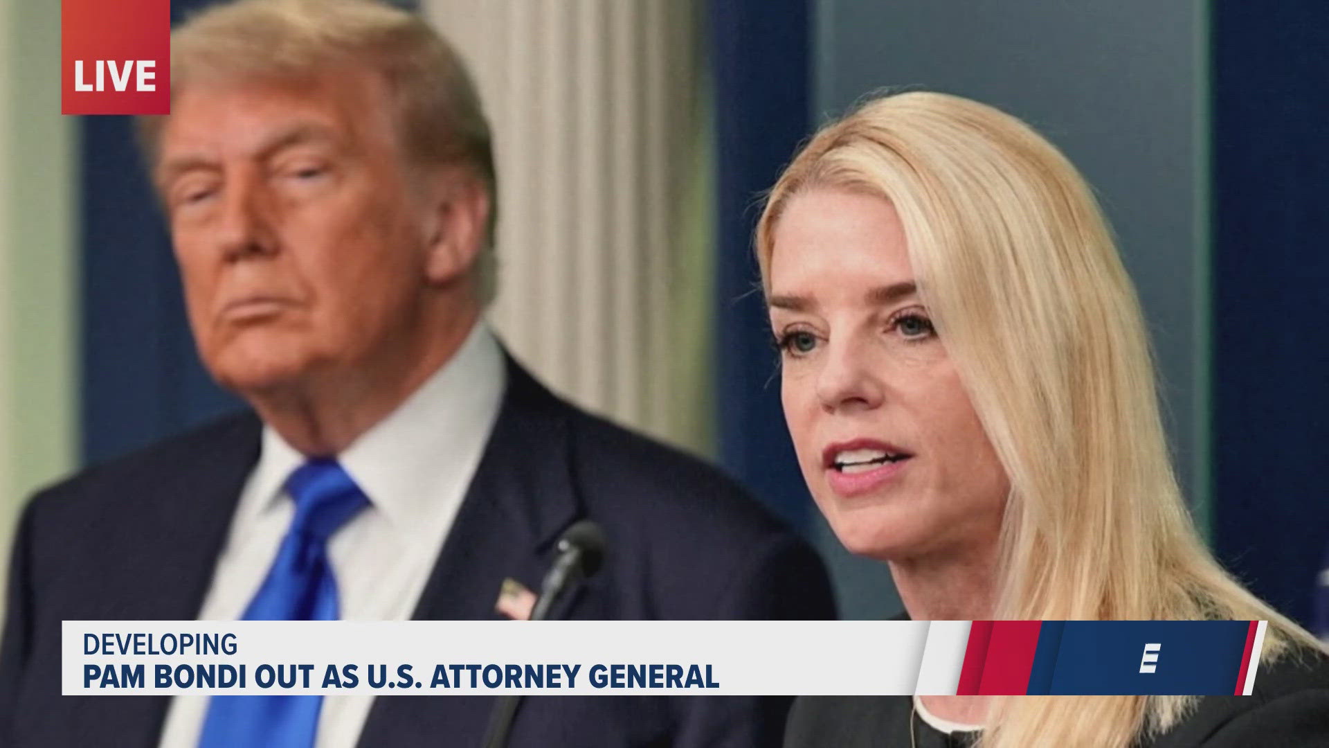 Pam Bondi out as US attorney general