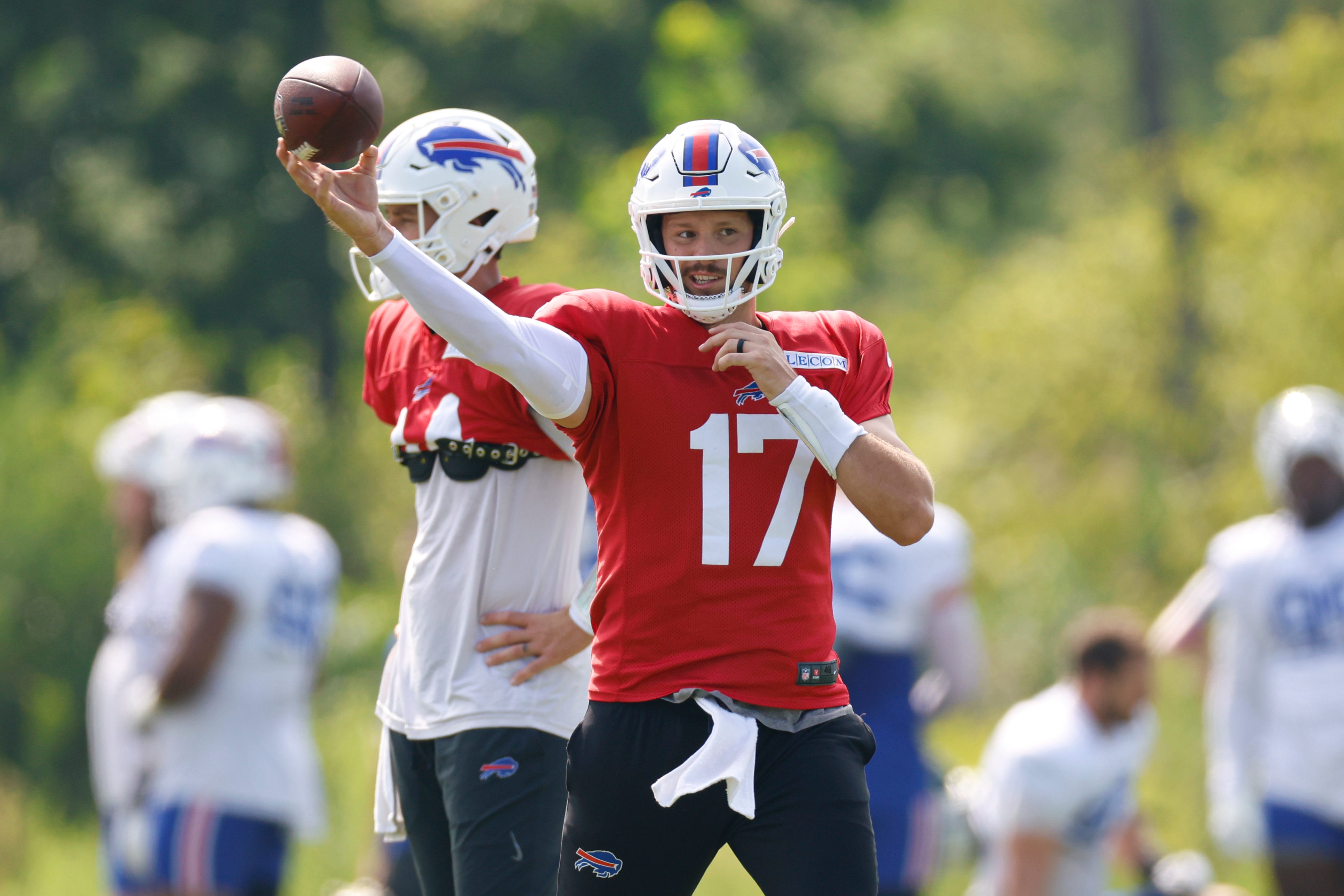 Watch Bills players arriving in Orchard Park for offseason workouts (video)