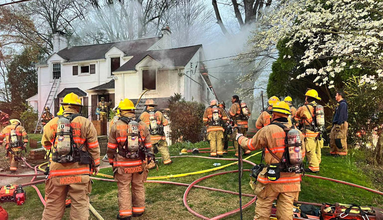Unconscious person pulled from burning Maryland home dies after early ...