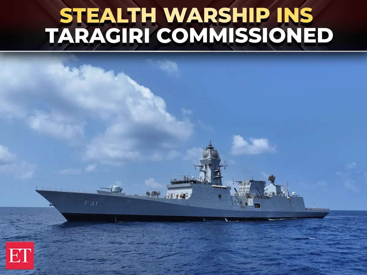 INS Taragiri commissioned: Project 17A stealth warship with BrahMos ...