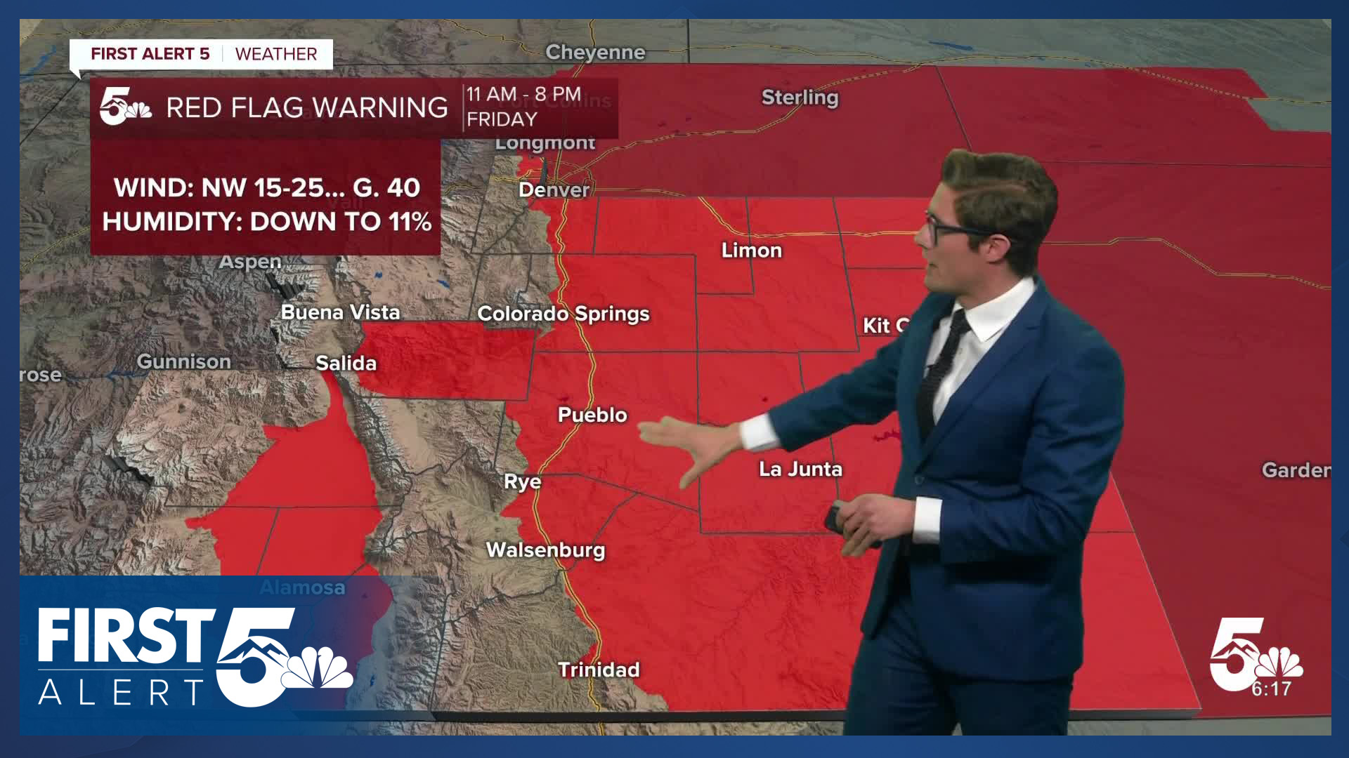 Gusty with high fire danger today in southern Colorado ahead of ...