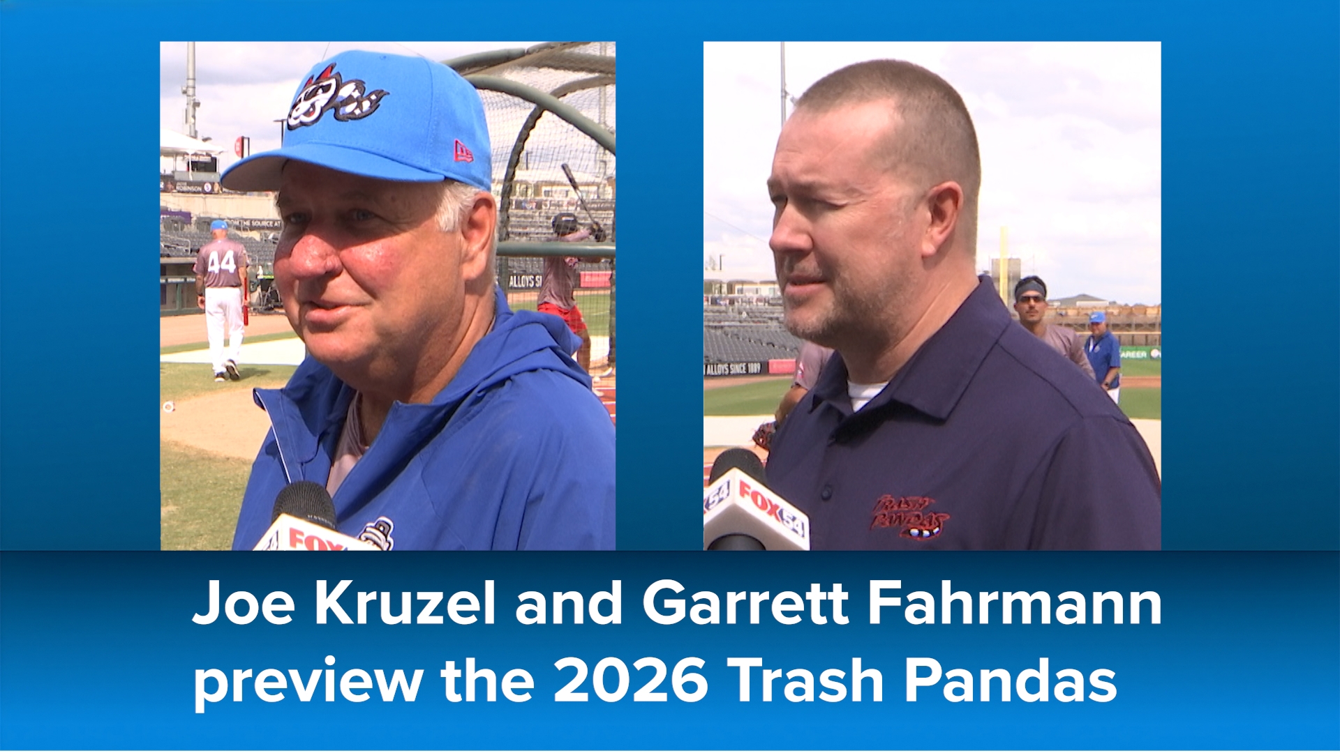 Joe Kruzel and Garrett Fahrmann preview the 2026 Trash Pandas