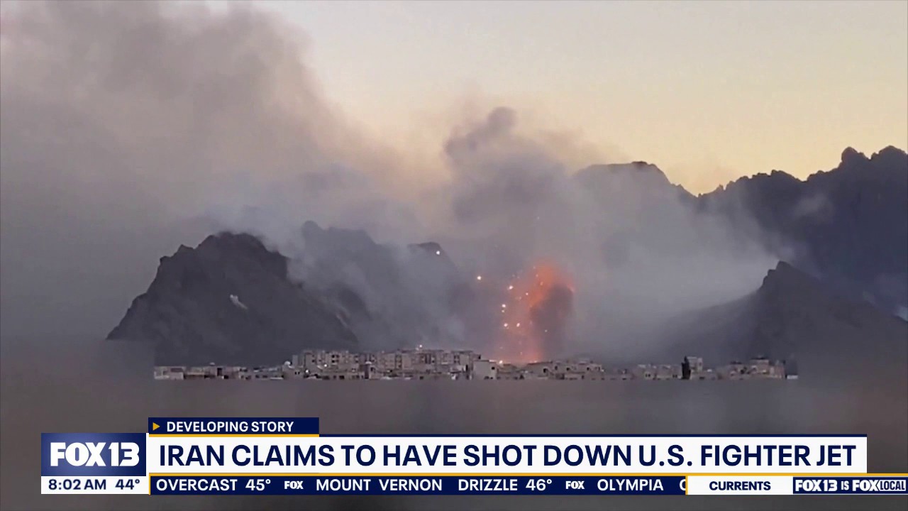 Iran claims to have shot down US fighter jet