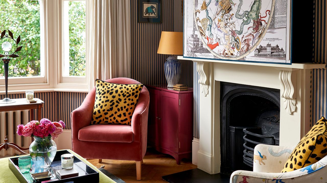 Design DNA: A 'tent-like' small living room filled with pattern that ...