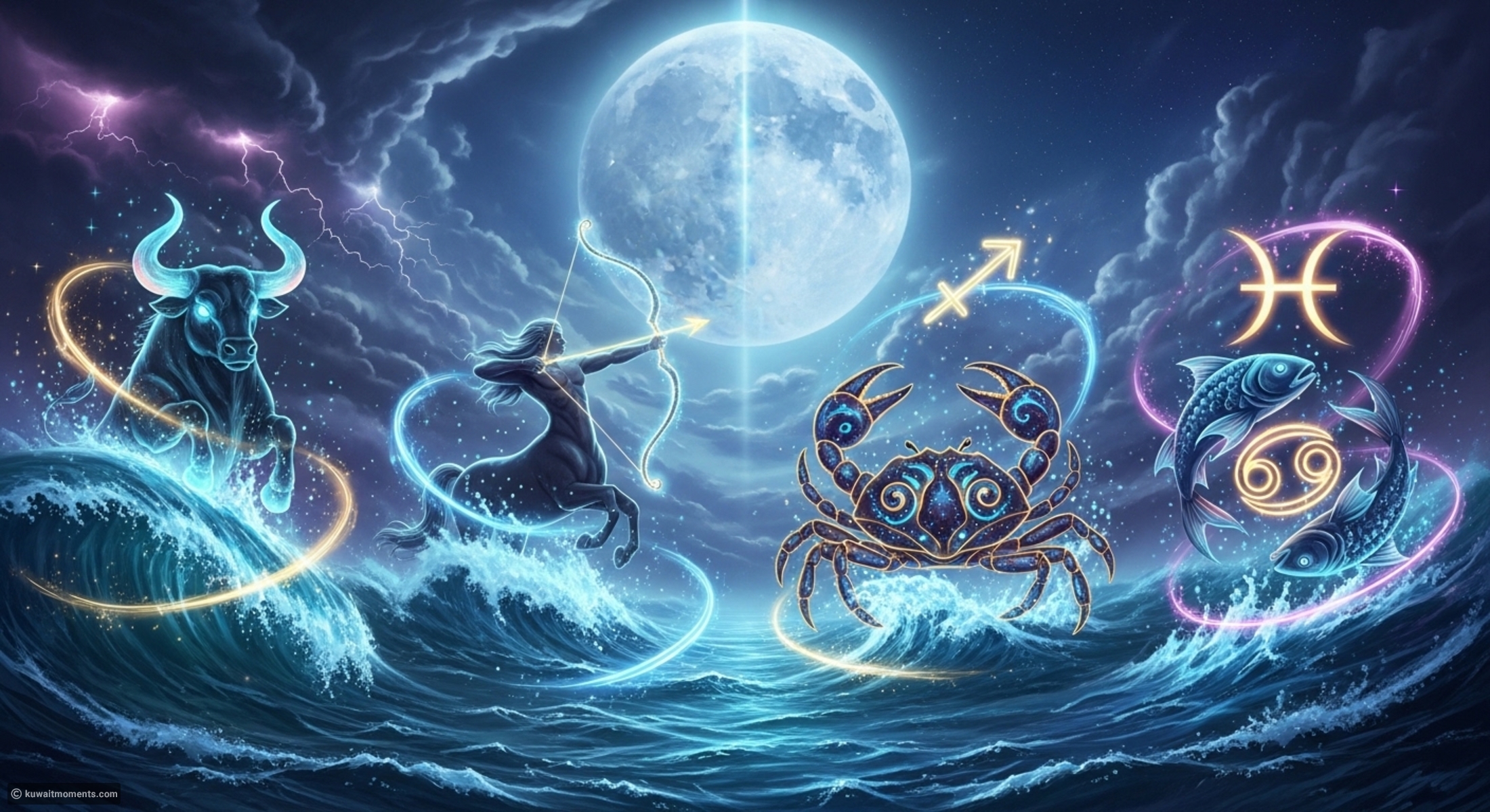 The 4 luckiest moon signs in astrology