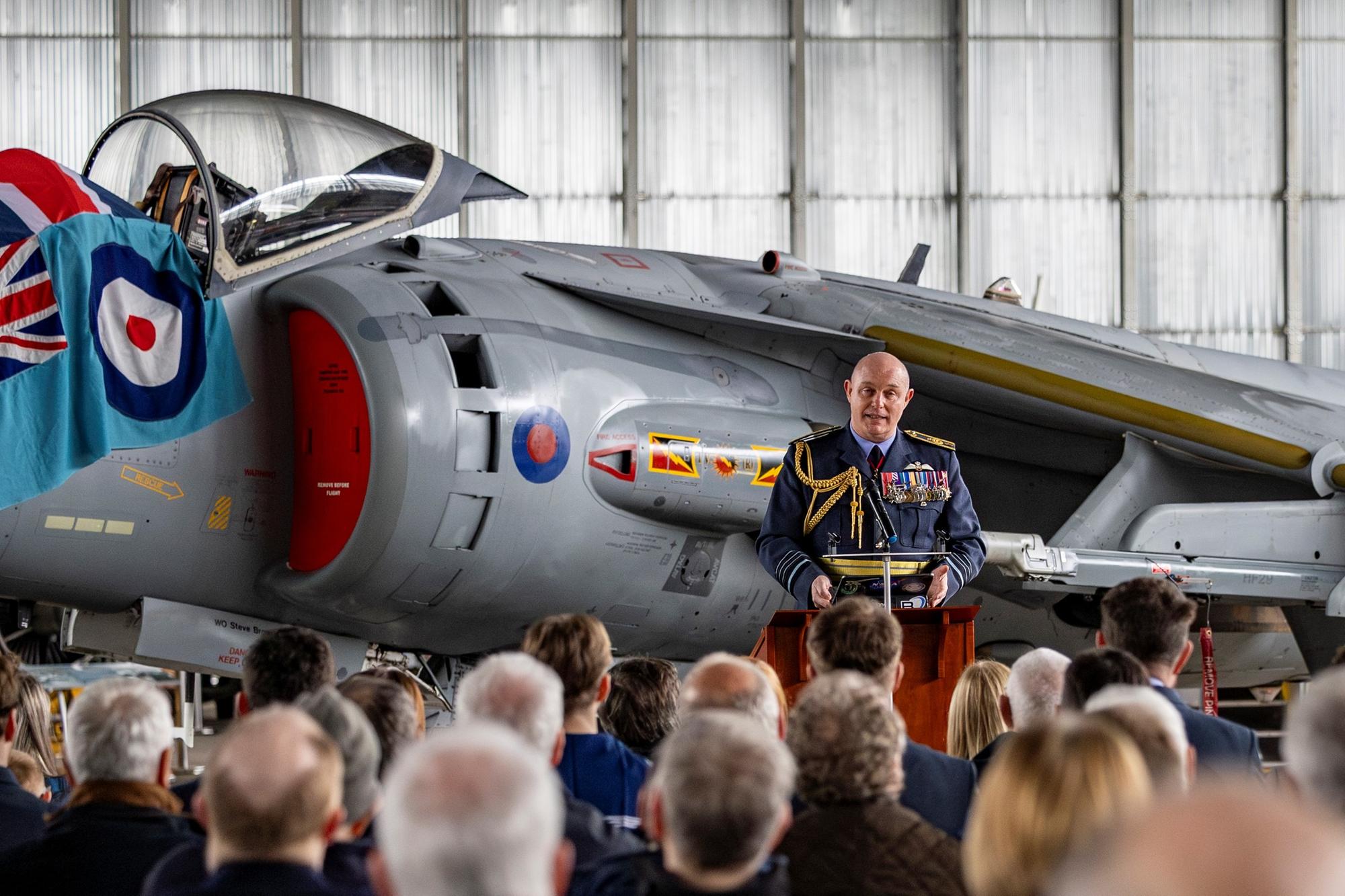 Harrier handover: RAF 'machine that defied convention' given to Ulster ...