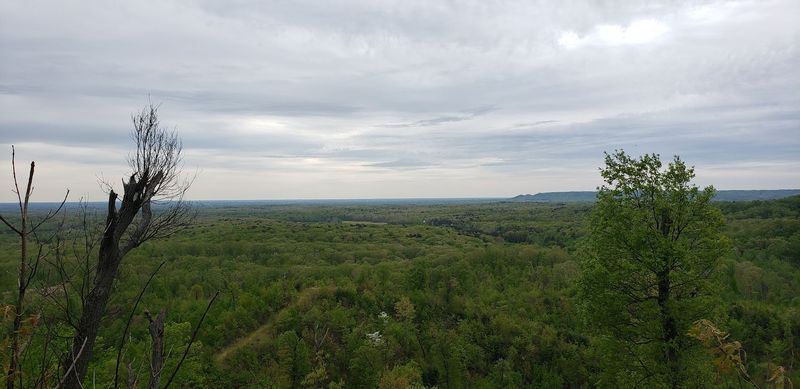This rugged Indiana ridge hike offers exhilarating backcountry views ...