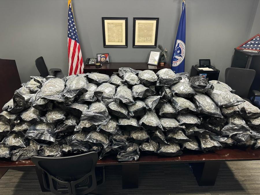 Over 180 pounds of marijuana seized during vehicle inspection in St ...
