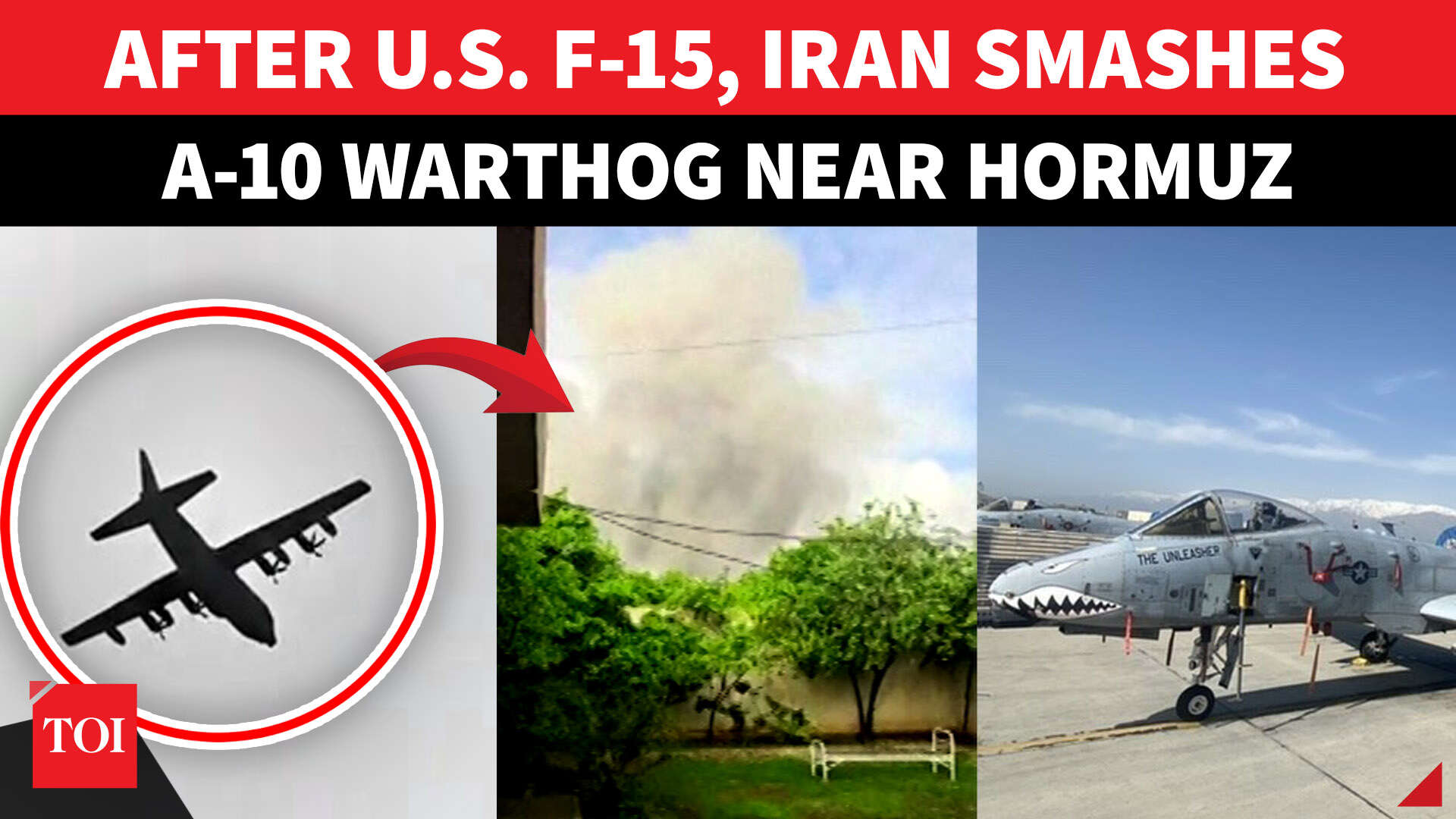 Double whammy! Iran annihilates A-10 Warthog attack jet after dramatic ...
