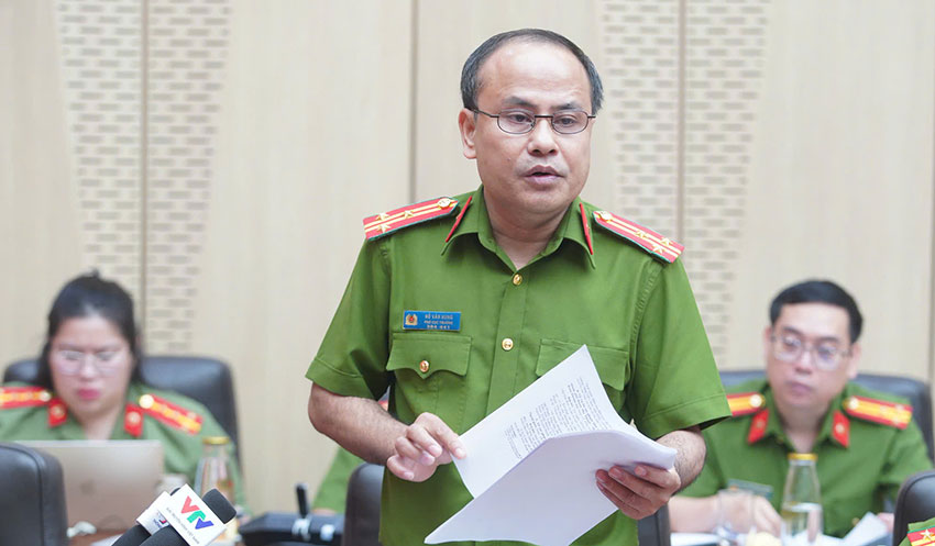 Bộ Công an thông tin về việc giám định mỹ phẩm Mailisa