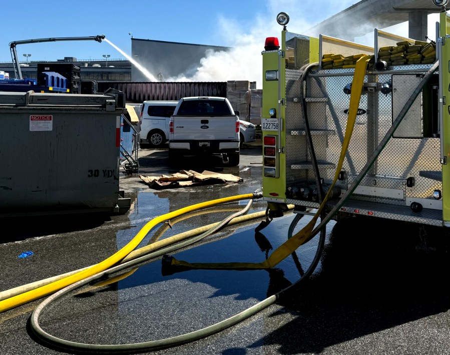 Fire ignites in cargo facility at SFO