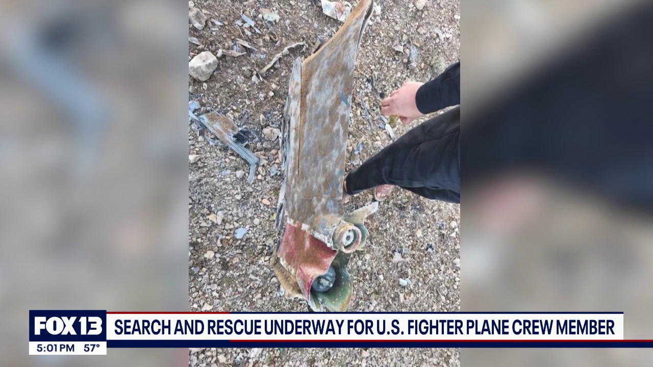 Search and rescue underway for US fighter plan crew member