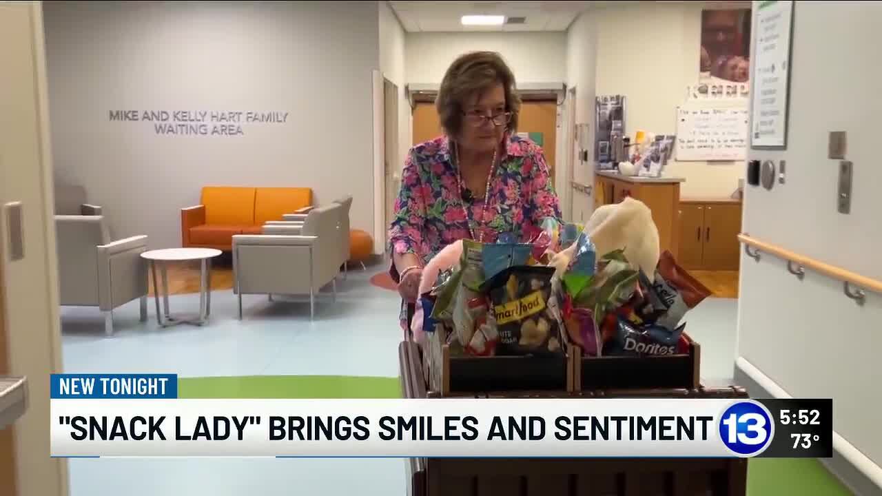 'Snack Lady' brings smiles and sentiment