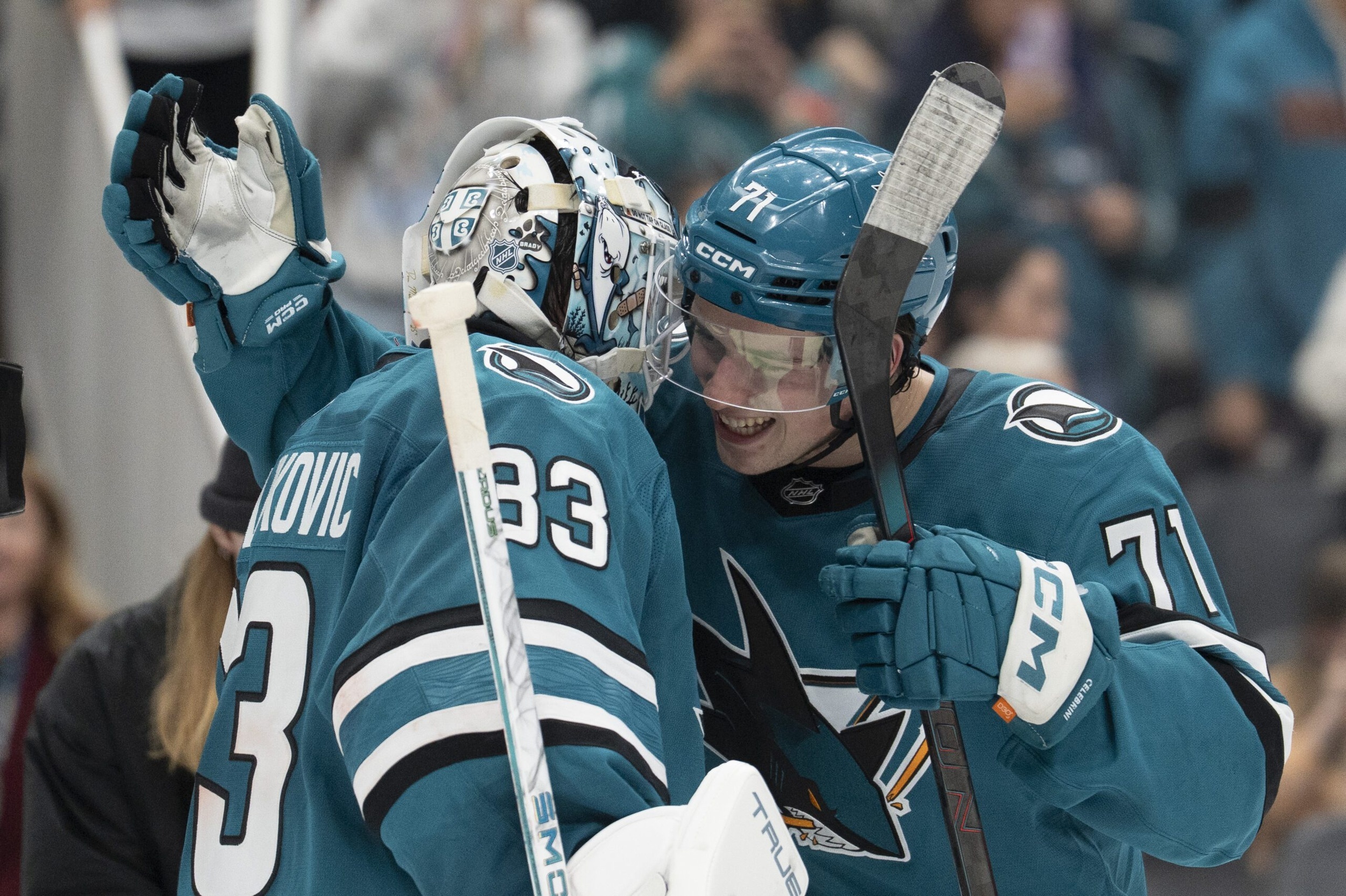 Sharks in the driver’s seat as playoff push continues