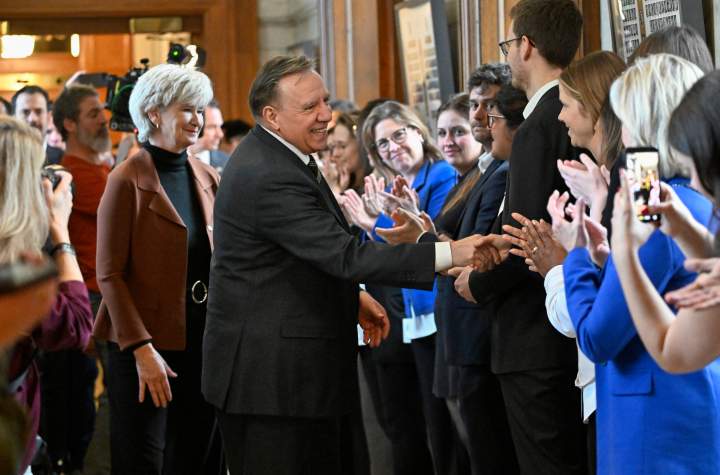 Legault attends last legislature sitting as Quebec premier after 2 ...
