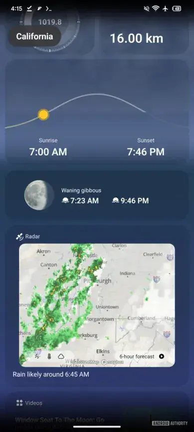 New Samsung Weather app update introduces modern UI changes