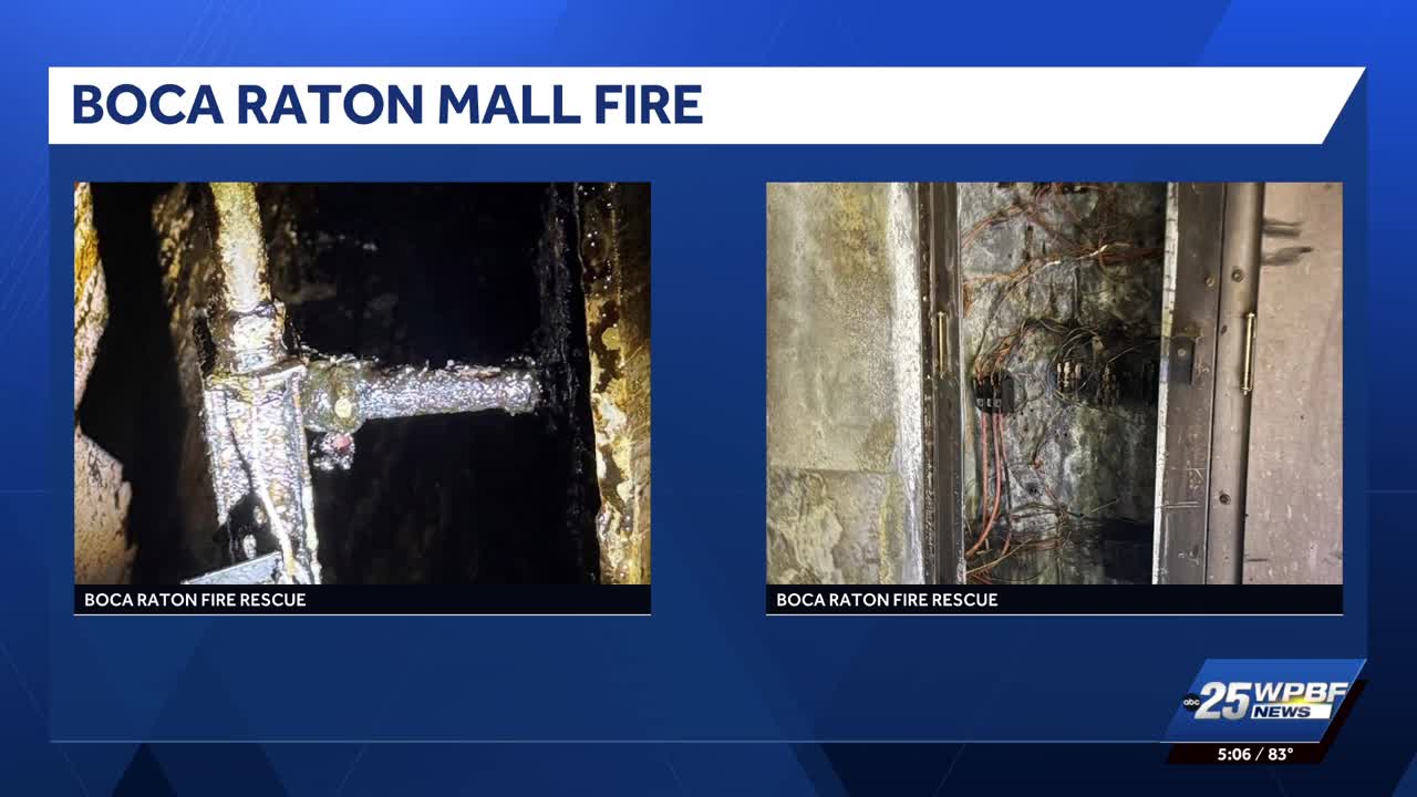Boca Raton Town Center Mall reopens after fire on Bloomingdale's roof