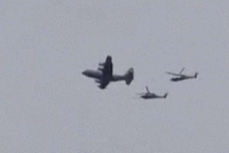 Hunt for missing pilot after US fighter jet is shot down over Iran