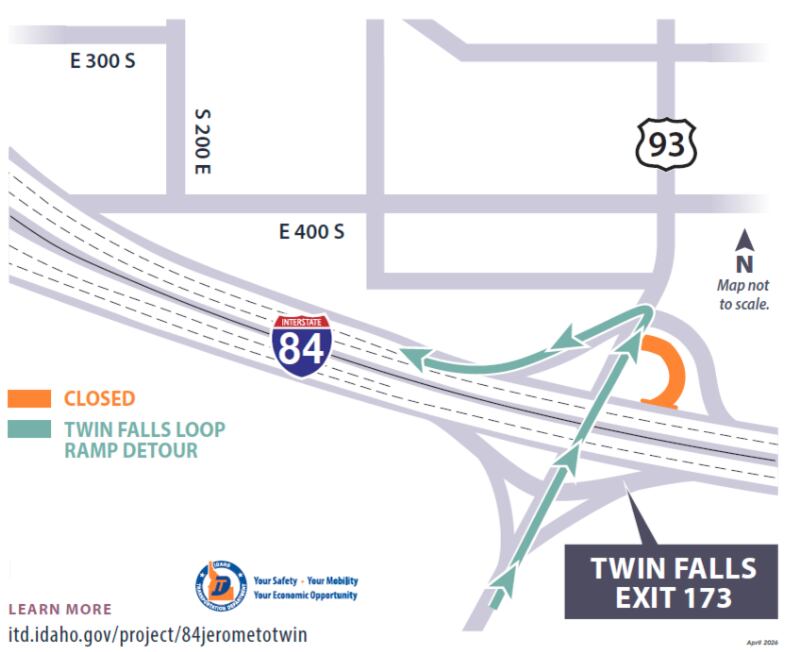 Exit 173 westbound on-ramp loop set to close for asphalt replacement