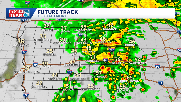 Iowa weather: Scattered storms this evening with decreasing severe risk