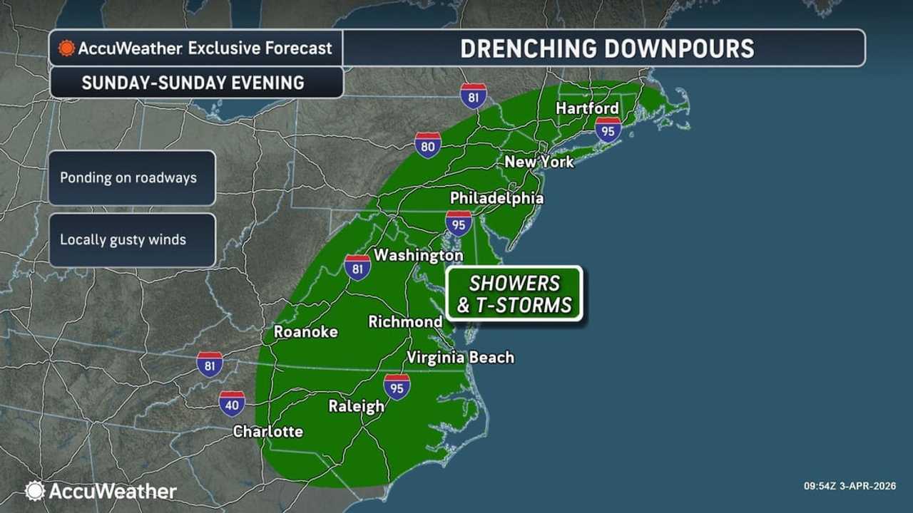 Severe weather threat looms over Easter weekend with wild temperature ...