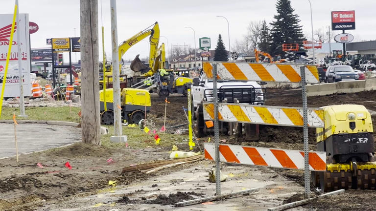 Memorial Highway construction restarts with updated communication plan