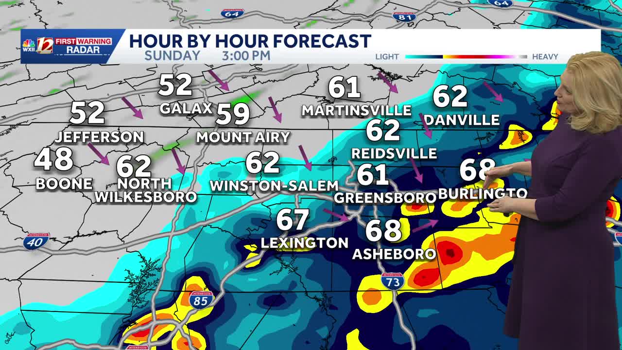 Warm and breezy Saturday, April 3 update | Easter Sunday forecast ...