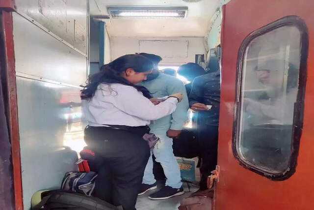 Controversial ticket inspection incident on train leads to chaos