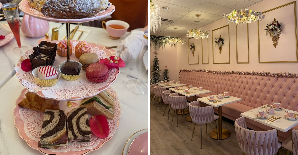 This dreamy New Jersey tea room has every corner covered in flowers