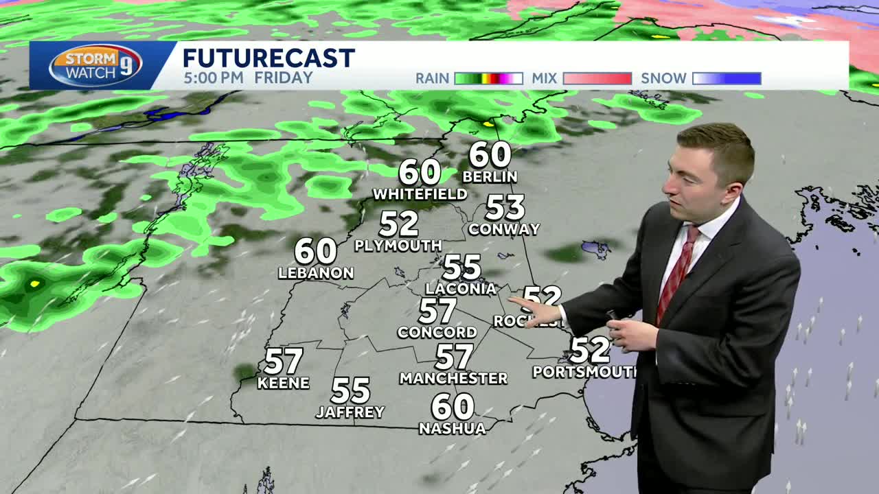 Video: Temperatures climb after rain moves out