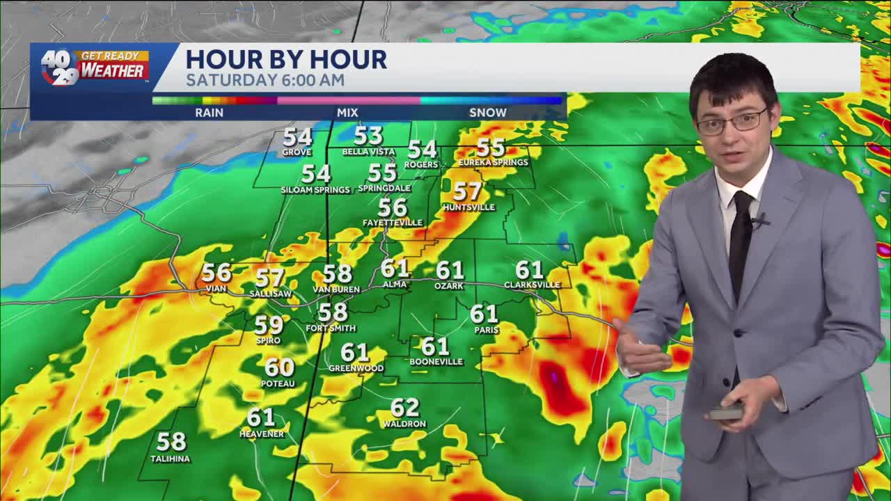 Severe storms possible overnight
