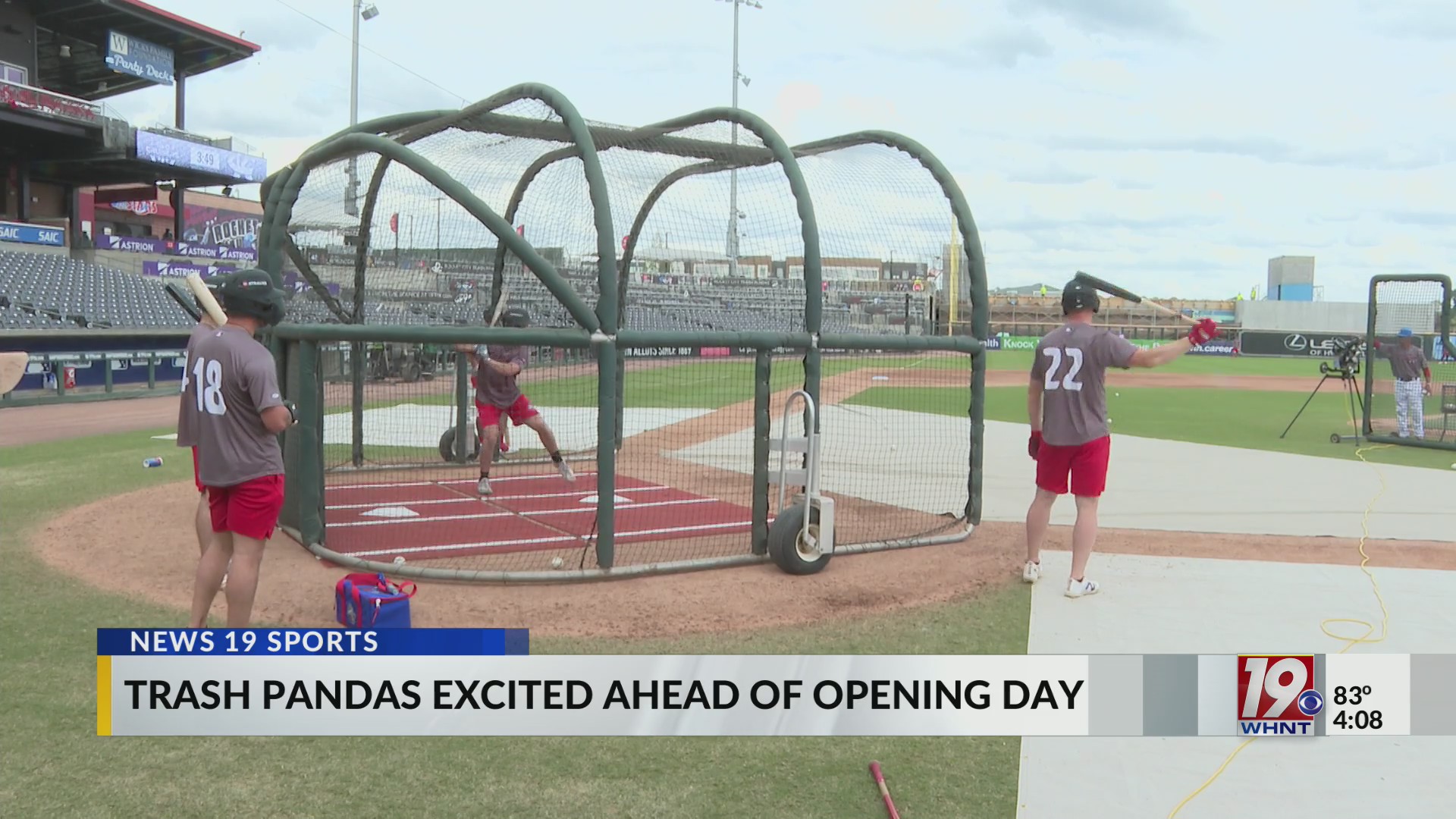 Trash Pandas excited ahead of opening day | April 3, 2026 | News 19 at ...
