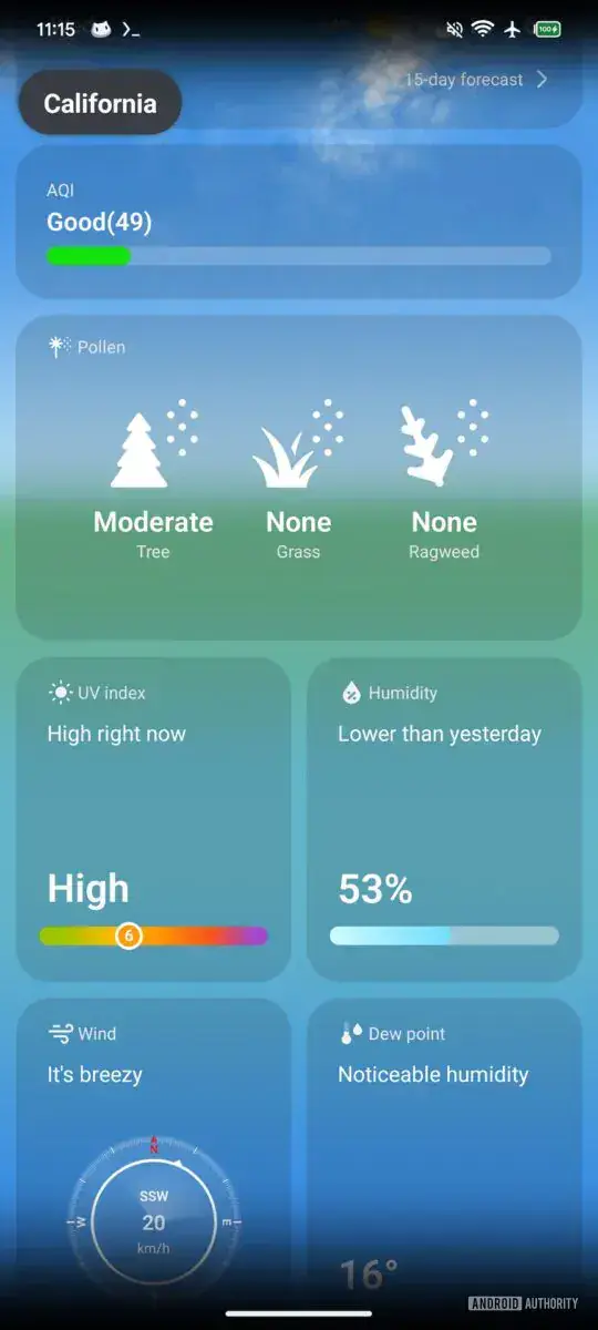 New Samsung Weather app update introduces modern UI changes