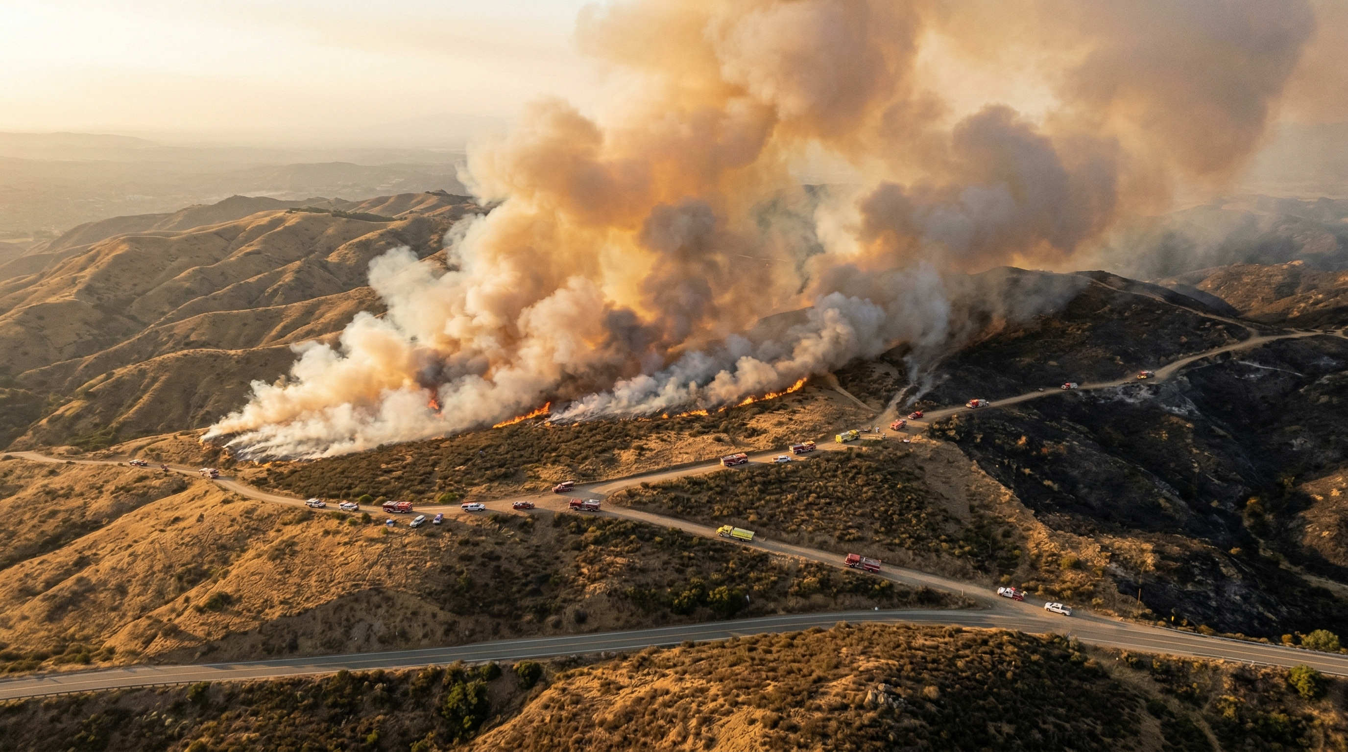 Southern California brush fires scorch 2,800 acres as evacuations ...