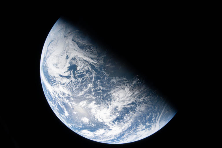 Artemis II crew take 'spectacular' image of Earth