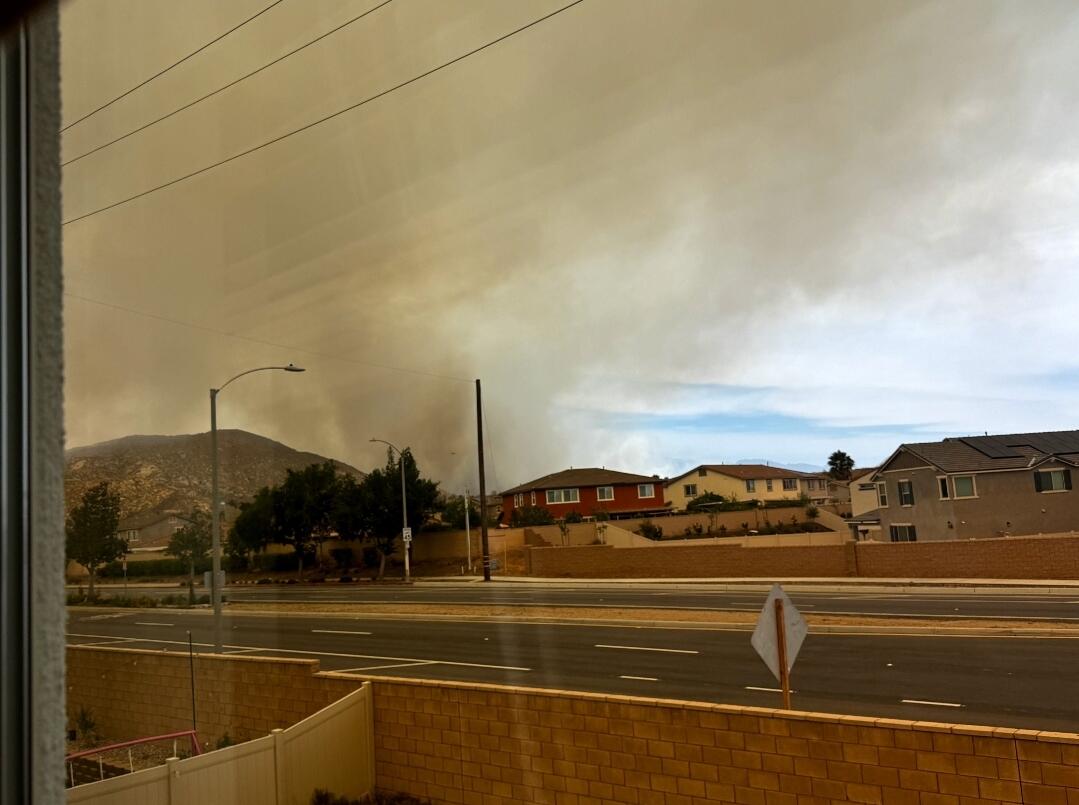 Springs fire near Moreno Valley 95% contained