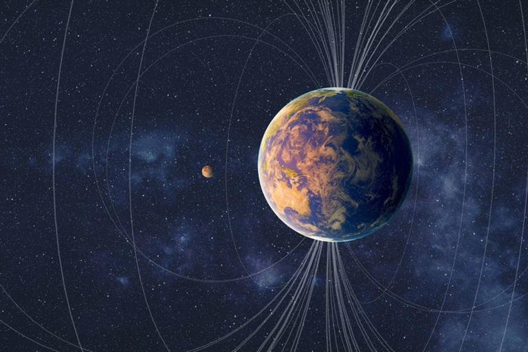 Earth’s magnetic field flipped 43 million years ago — was there an ...