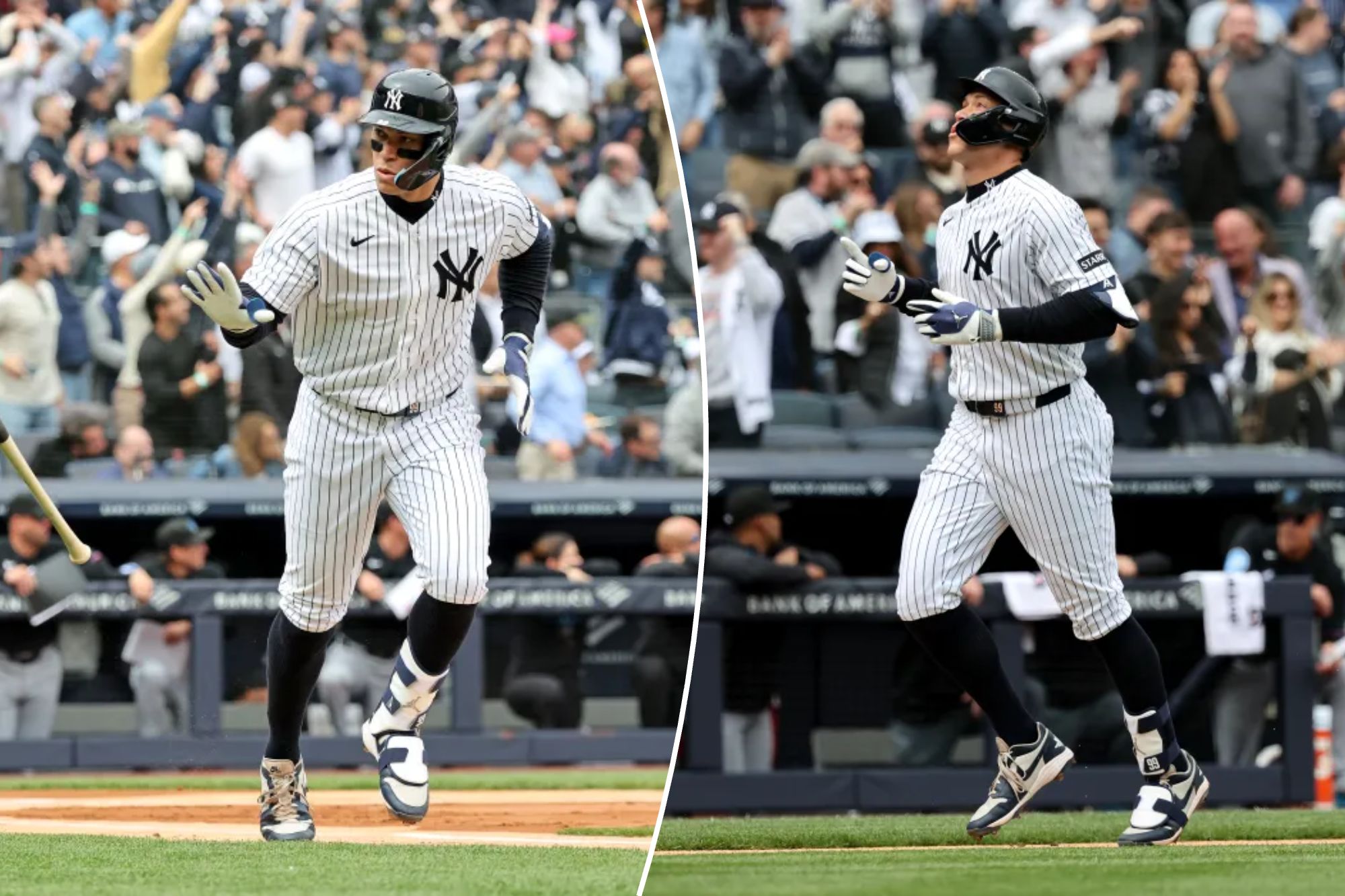 Aaron Judge hits mammoth two-run homer in first Yankee Stadium at-bat of season<br>